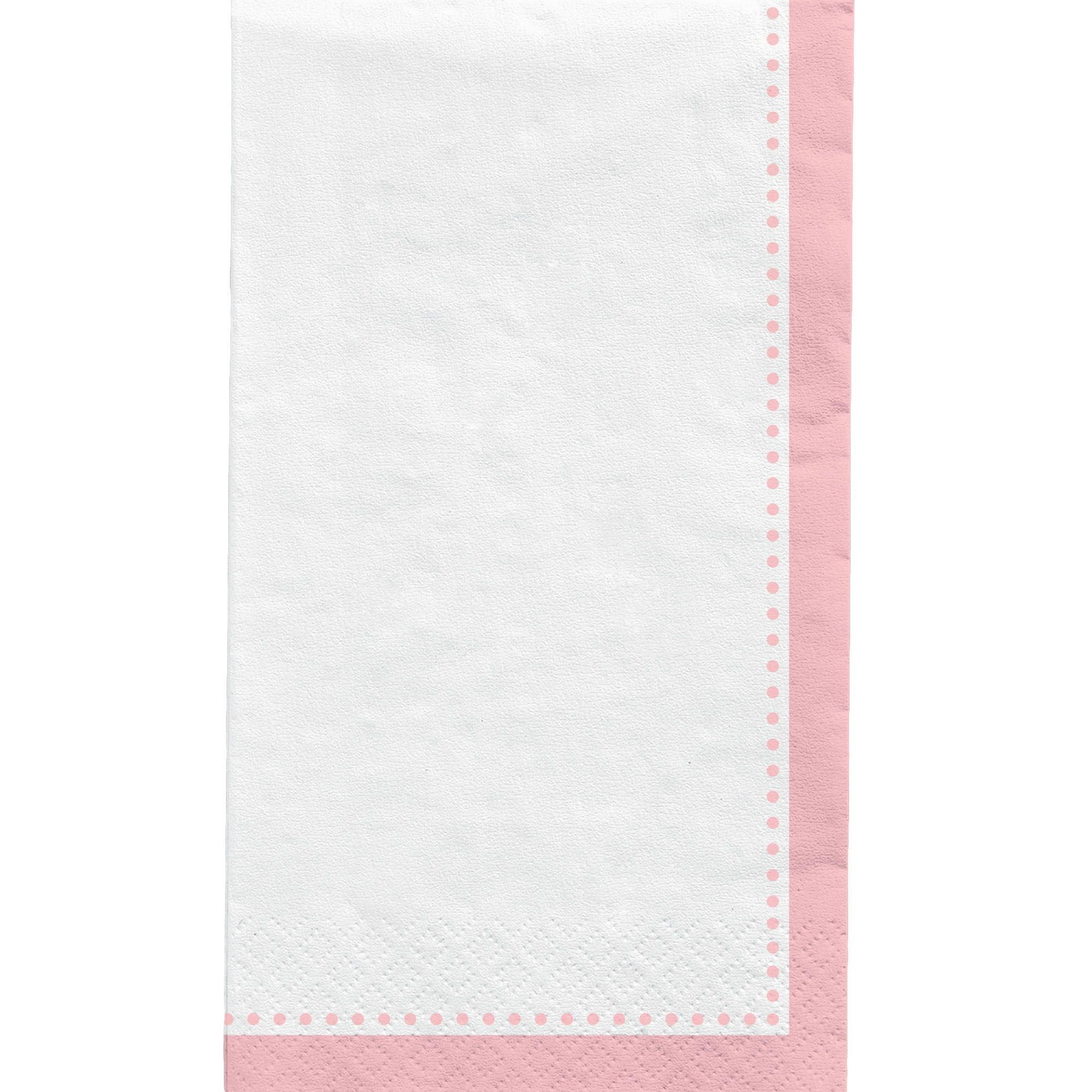 Pink Premium Paper Buffet Napkins, 4.5in x 7.75in, 20ct Party City