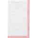 Pink Premium Paper Buffet Napkins, 4.5in x 7.75in, 20ct