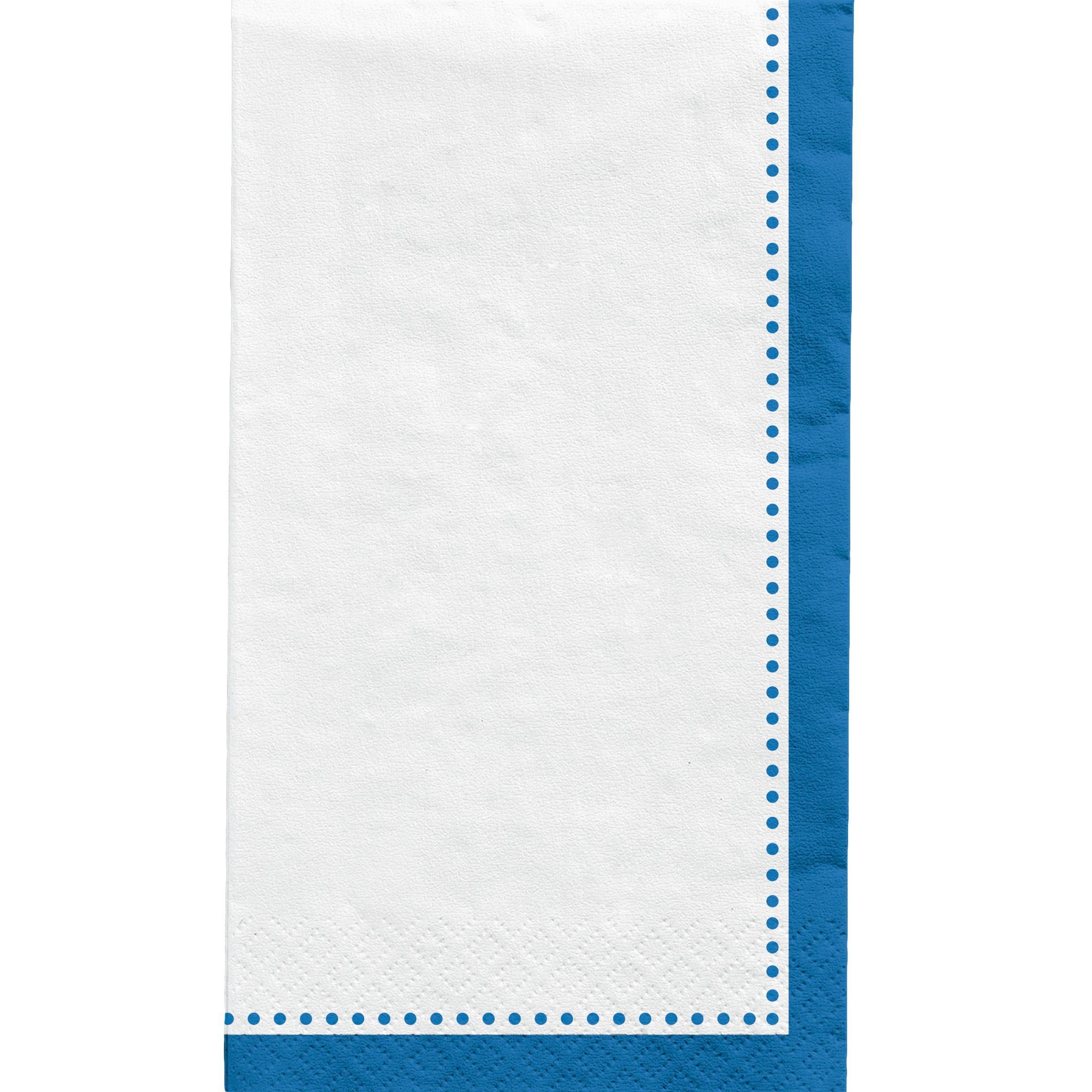 Royal Blue Premium Paper Buffet Napkins, 4.5in x 7.75in, 20ct Party City