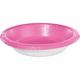 Bright Pink Paper Bowls, 20oz, 20ct