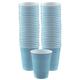 Caribbean Blue Plastic Cups, 16oz, 50ct