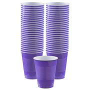 Purple Plastic Cups, 18oz, 50ct