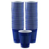 Royal Blue Plastic Cups, 18oz, 50ct