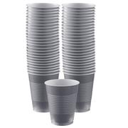 Silver Plastic Cups, 18oz, 50ct