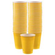 Yellow Plastic Cups, 18oz, 50ct