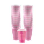Bright Pink Plastic Cups, 12oz, 50ct