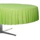 Kiwi Green Round Plastic Table Cover, 84in