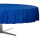 Royal Blue Round Plastic Table Cover, 84in
