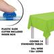 Kiwi Green Plastic Table Cover Roll with Slide Cutter, 54in x 126ft