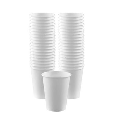 White Paper Coffee Cups, 12oz, 50ct