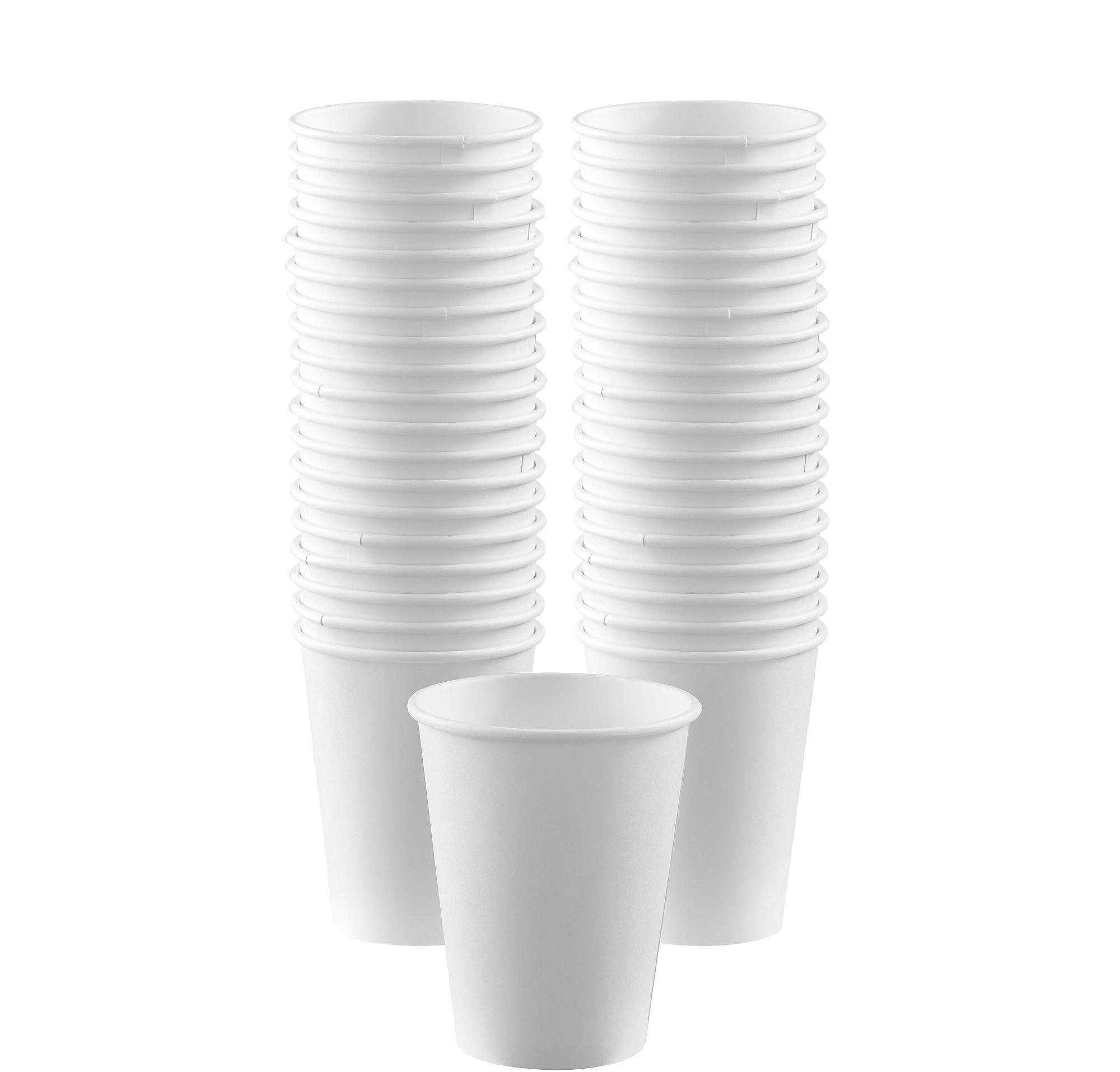 Choice 4 oz. White Poly Paper Hot Cup - 50/Pack