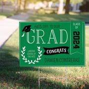 Custom Graduation Yard Sign, 22in x 15in