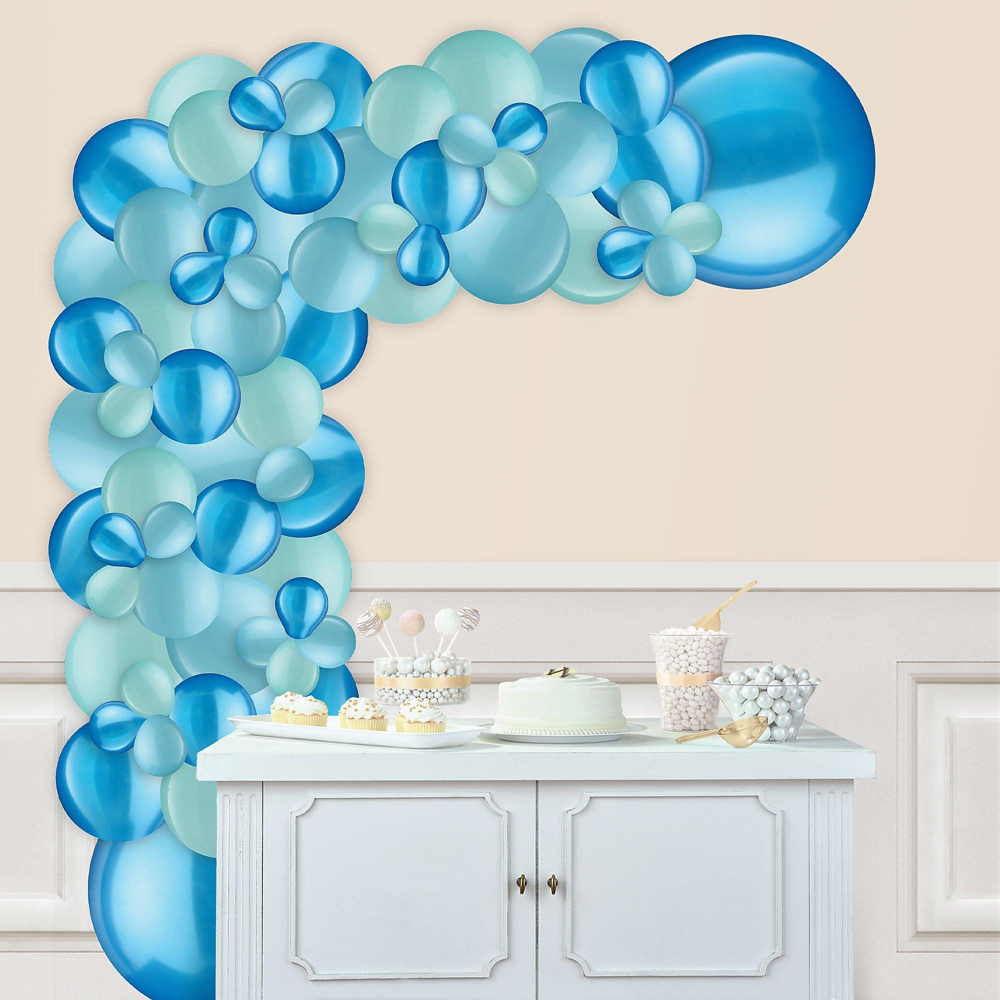 Aqua Blue Latex Balloon Garland Kit