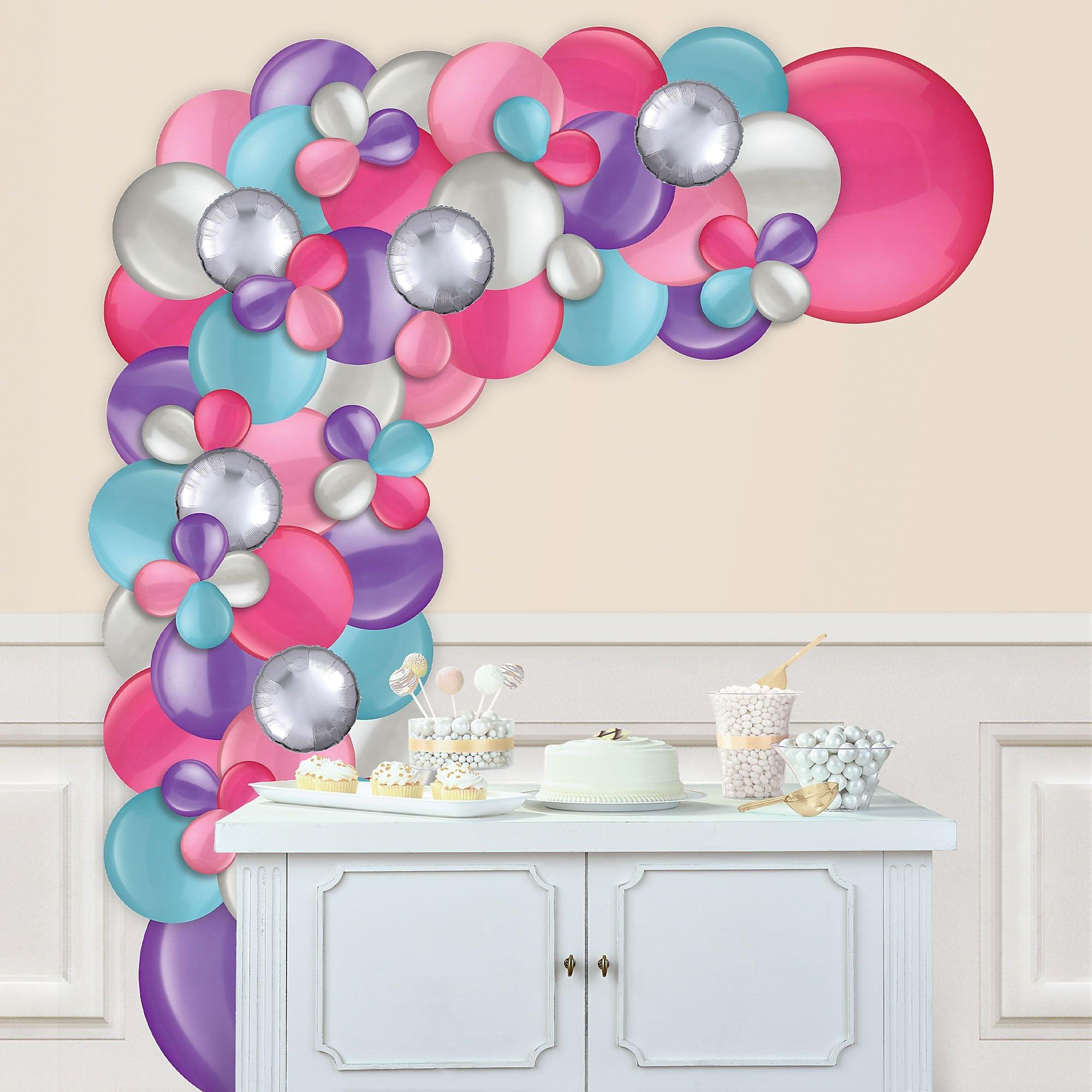 Multicolor balloon arch