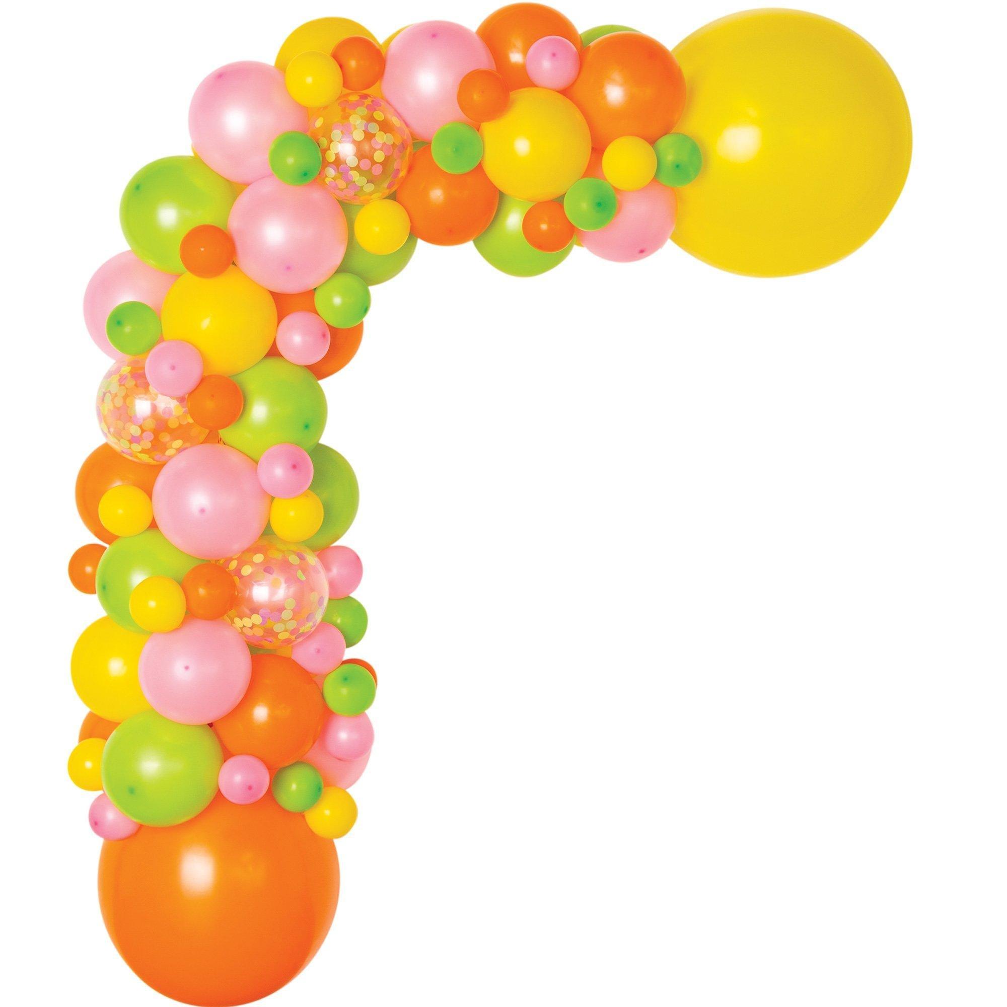 Neon Multicolor Latex Balloon Garland Kit