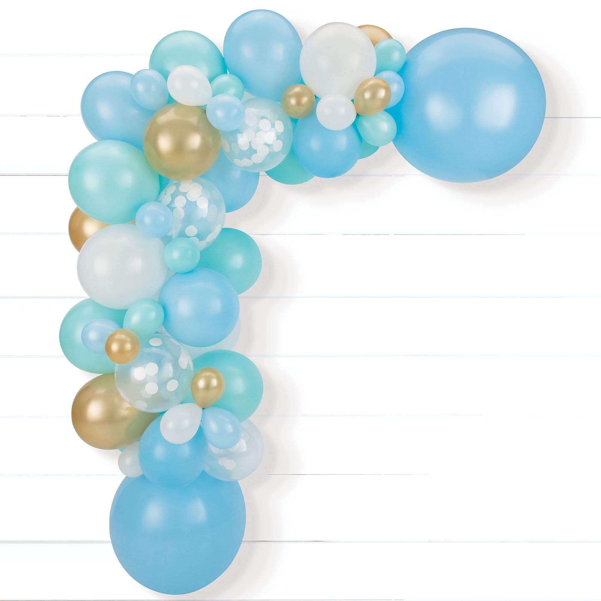 AirFilled Pastel Blue Balloon Garland Kit Party City