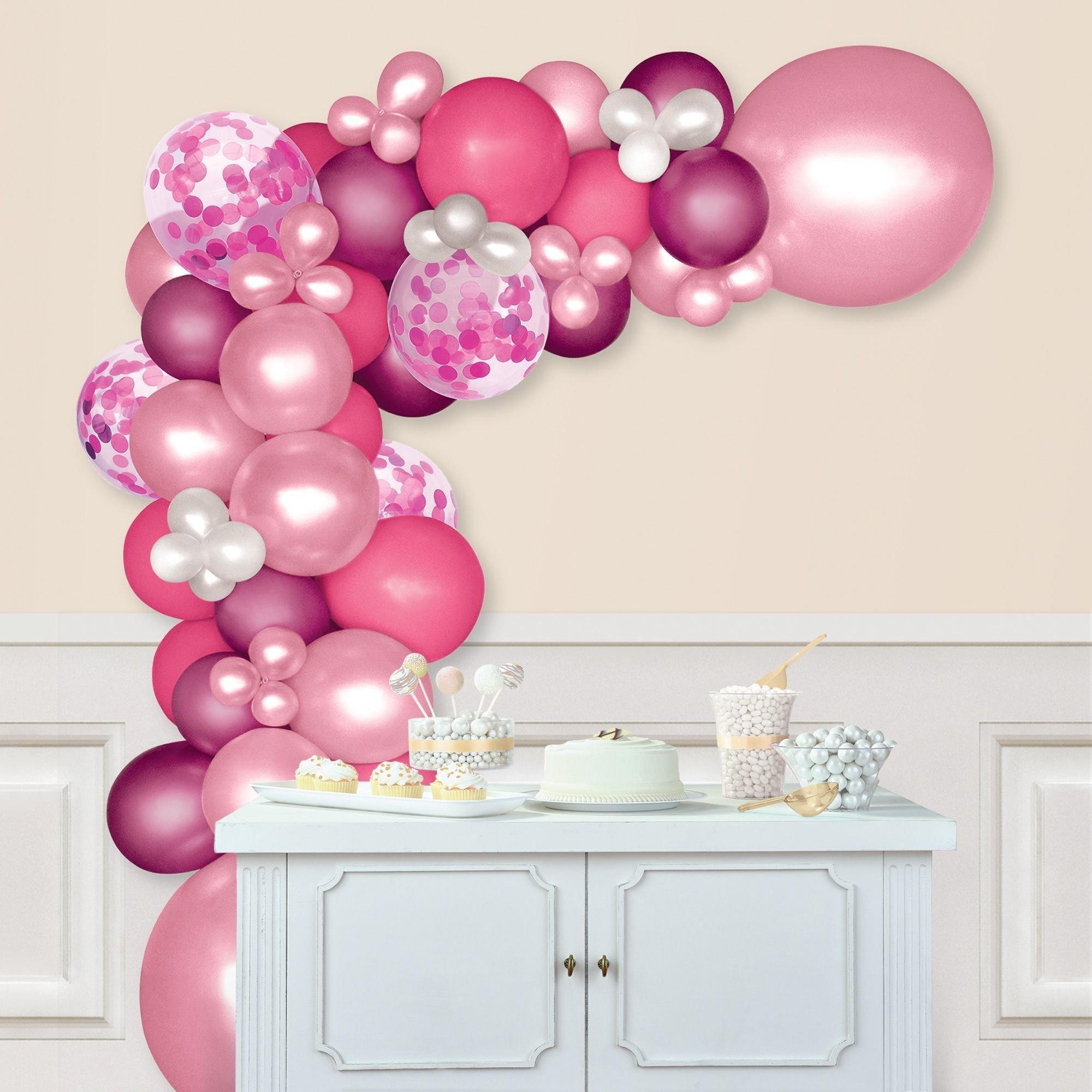 Pink Latex Balloon Garland Kit