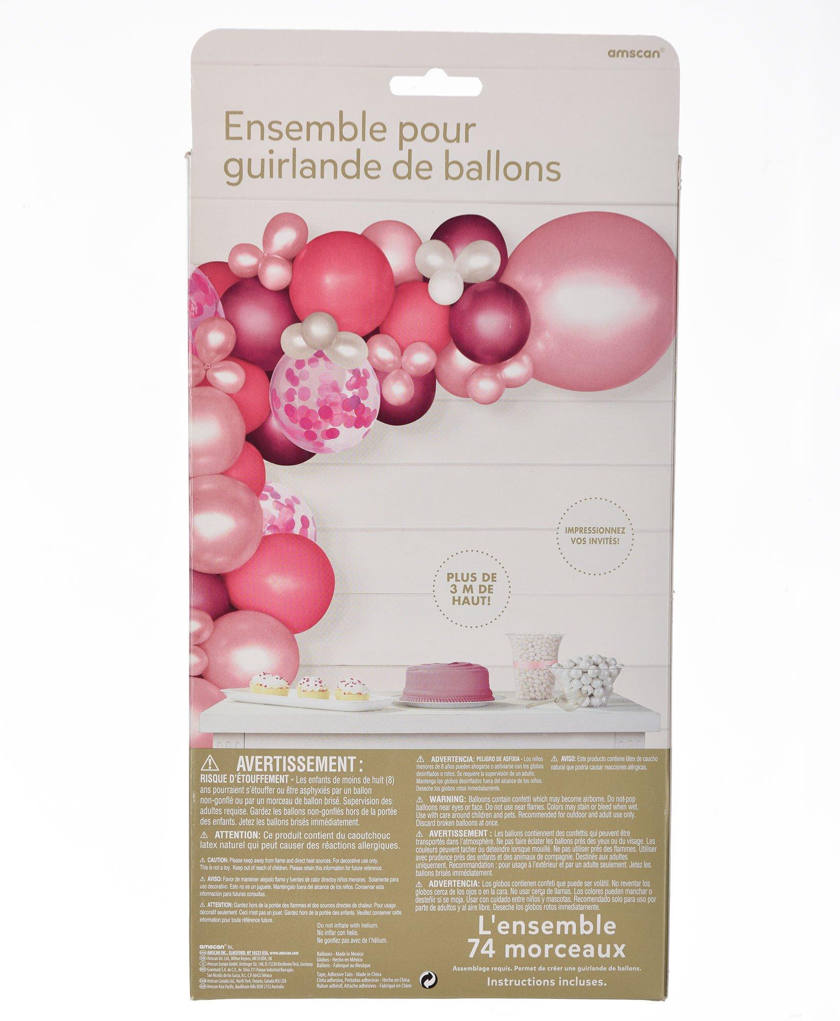 Pink Latex Balloon Garland Kit
