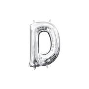 Air-Filled Silver & Blue Best Dad Foil Balloon Phrase Banner Kit, 13in Letters, 13pc