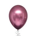 1ct, 12in, Flamingo Metallic Chrome Satin Luxe Latex Balloon