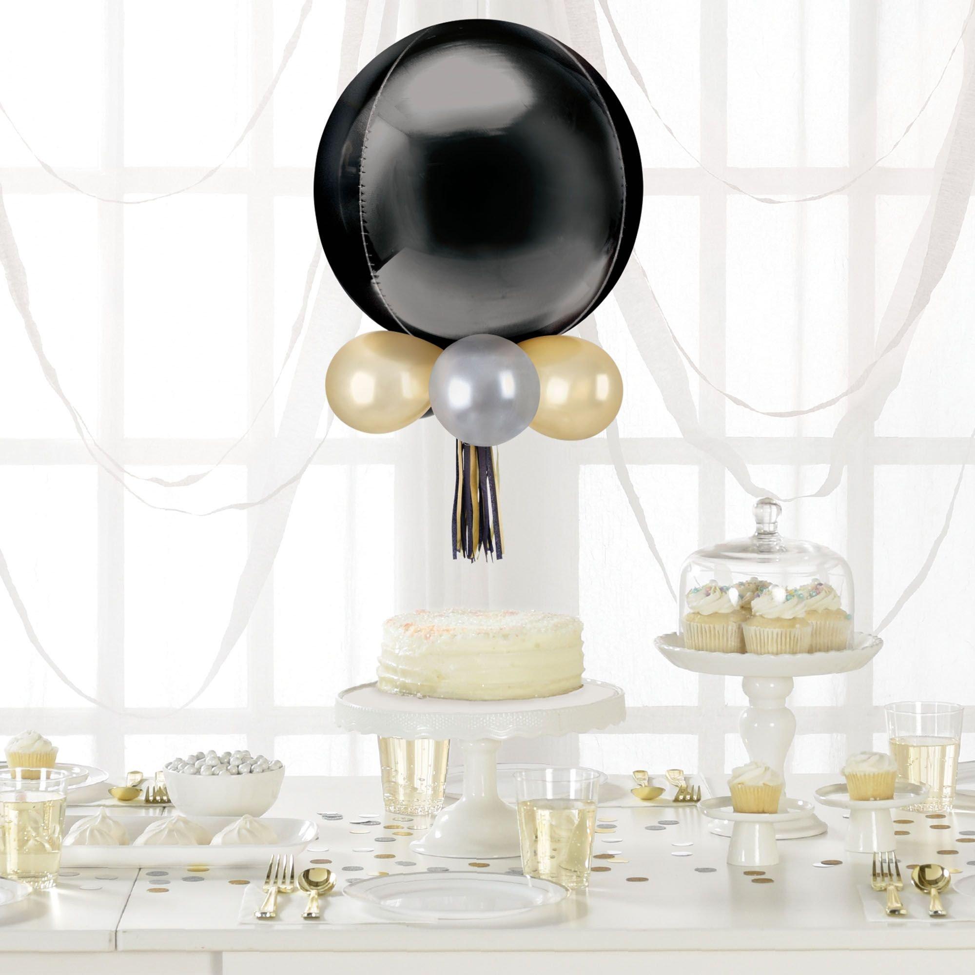 AirFilled Luxe Orbz Foil & Latex Balloon Chandelier Kit, 16in x 26in