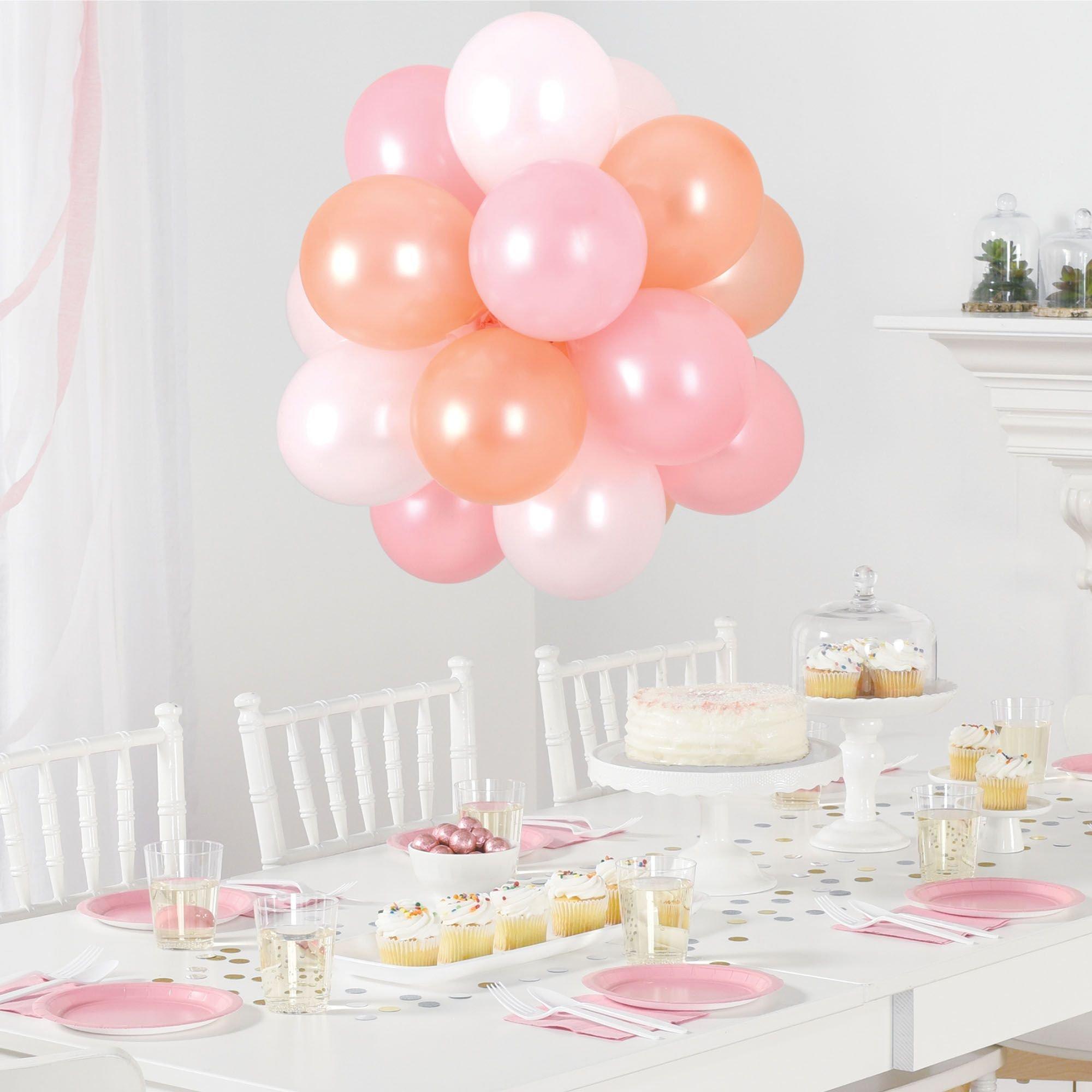 Air-Filled Latex Balloon Chandelier Sphere Kit, 16in x 13.5in