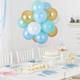 Air-Filled Cool Pastel Latex Balloon Chandelier Sphere Kit, 16in x 13.5in
