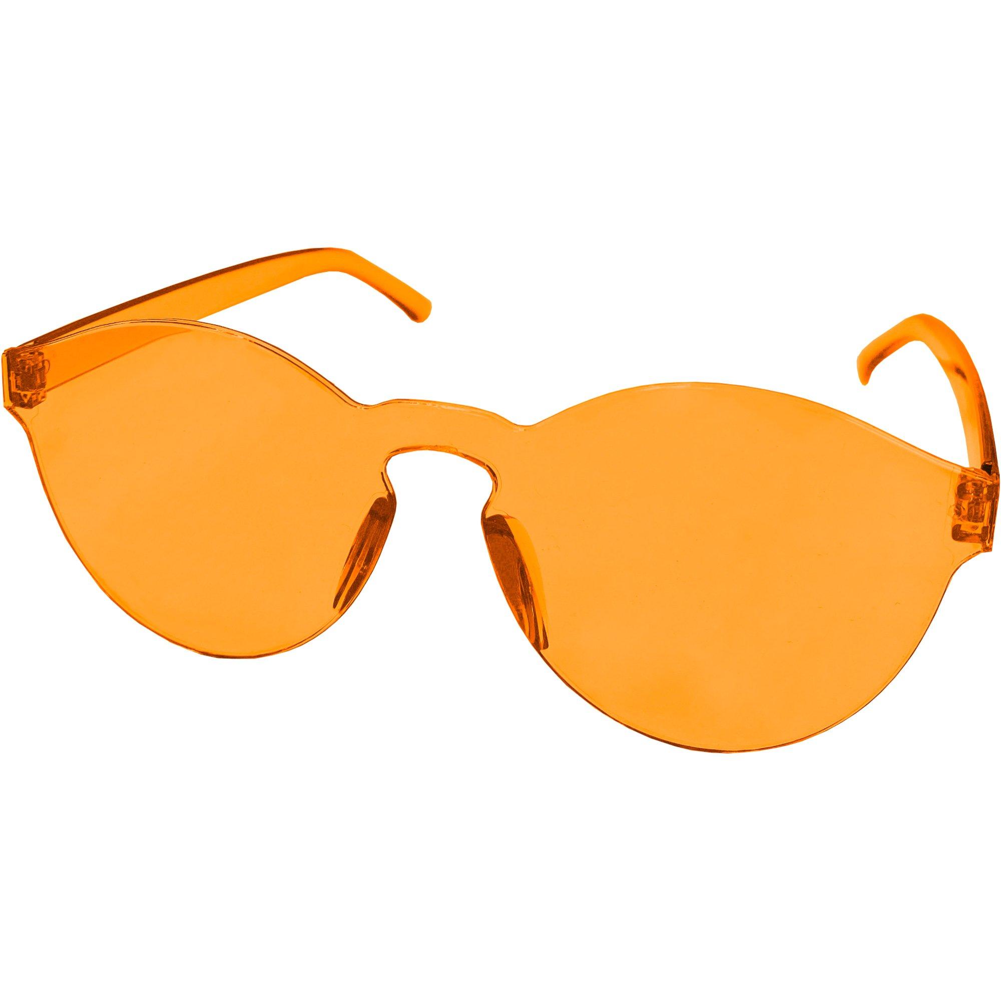 orange plastic sunglasses