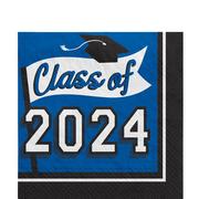Class of 2024 Graduation Paper Lunch Napkins, 6.5in, 40ct - True to Your School
