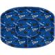 Blue Congrats Grad Plastic Sectional Platter, 18.25in x 13.25in