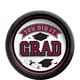 Maroon You Did It Grad Paper Dessert Plates, 6.75in, 20ct - True to Your School