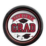 You Did It Grad Paper Dessert Plates, 6.75in, 20ct - True to Your School