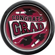 Congrats Grad Paper Lunch Plates, 8.5in, 20ct - True to Your School