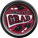 Maroon Congrats Grad Paper Lunch Plates, 8.5in, 20ct - True to Your School