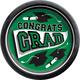 Green Congrats Grad Paper Lunch Plates, 8.5in, 20ct - True to Your School