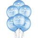 15ct, 12in, Powder Blue Congrats Grad Latex Balloons