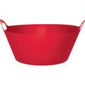 Red Plastic Party Tub, 8gal