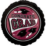 Berry Congrats Grad Foil Balloon, 17in - True to Your School