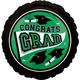Green Congrats Grad Foil Balloon, 17in - True to Your School
