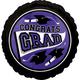 Purple Congrats Grad Foil Balloon, 17in - True to Your School