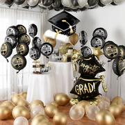 Silver Congrats Grad Foil Balloon, 17in