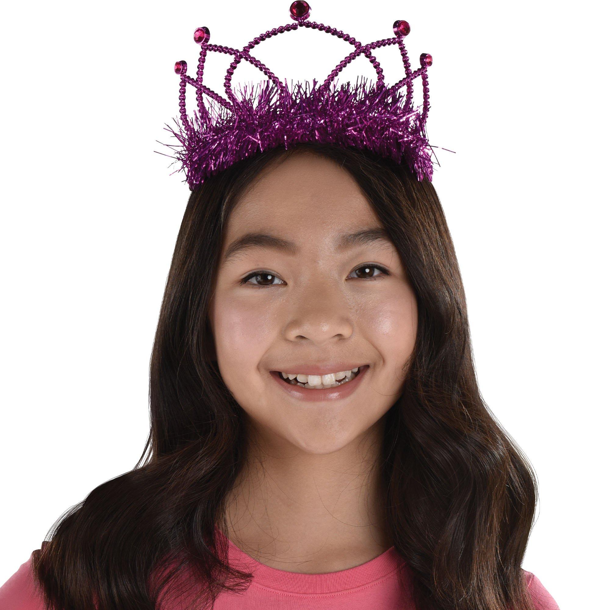 Pink Rhinestone Tiara Party City