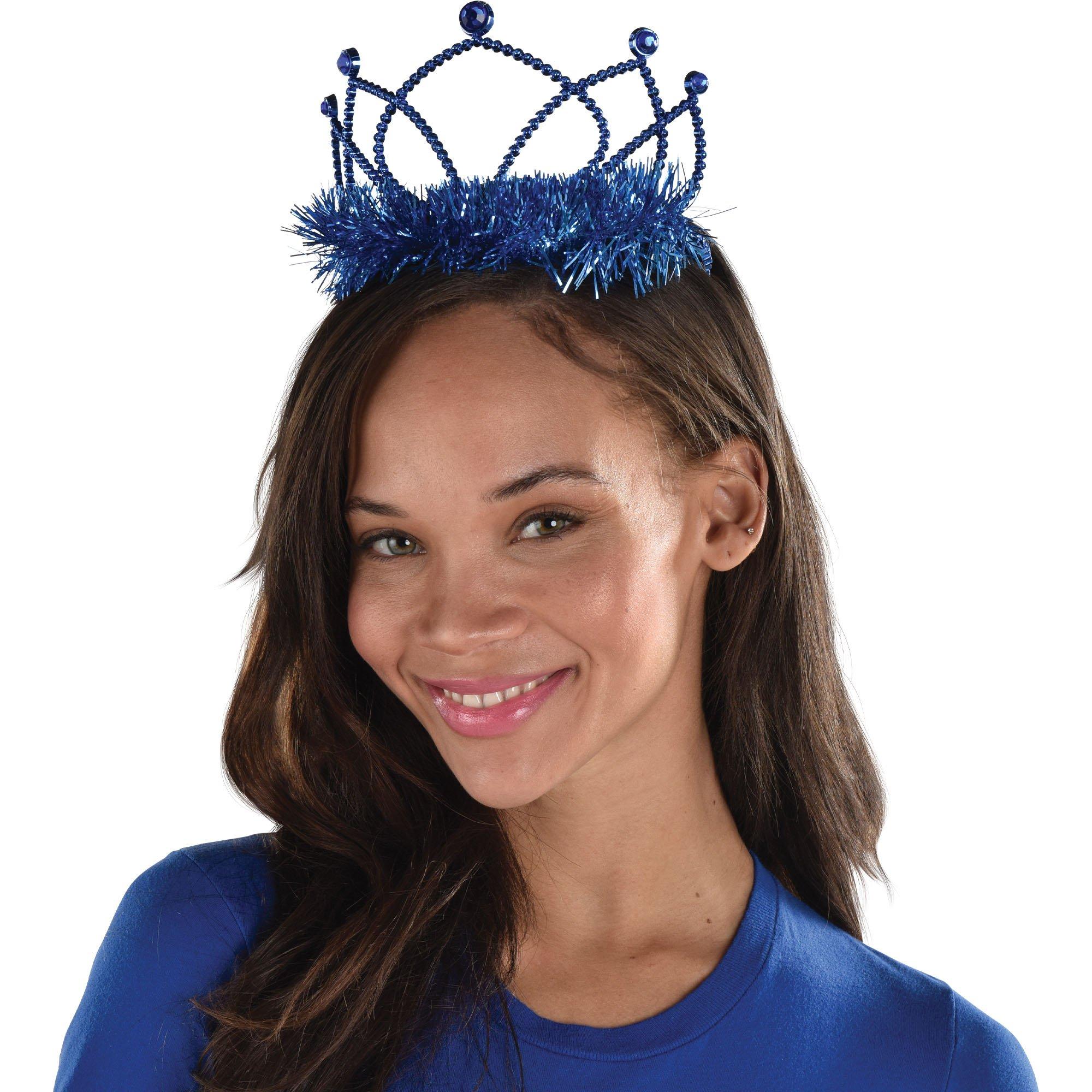 Blue Rhinestone Tiara Party City