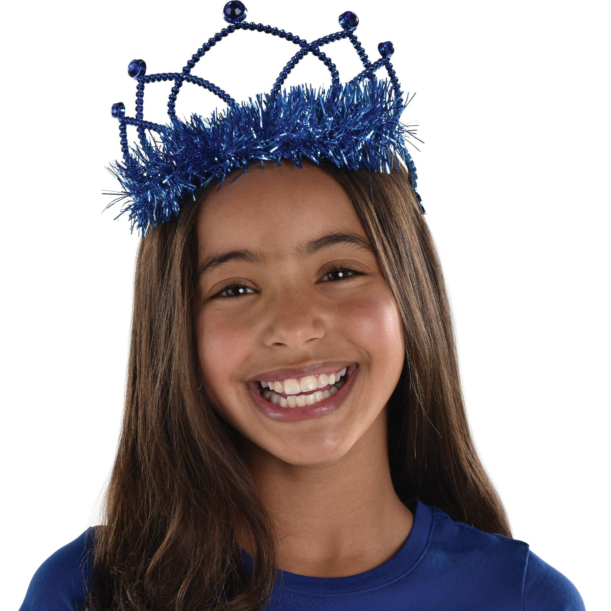 Blue Rhinestone Tiara Party City