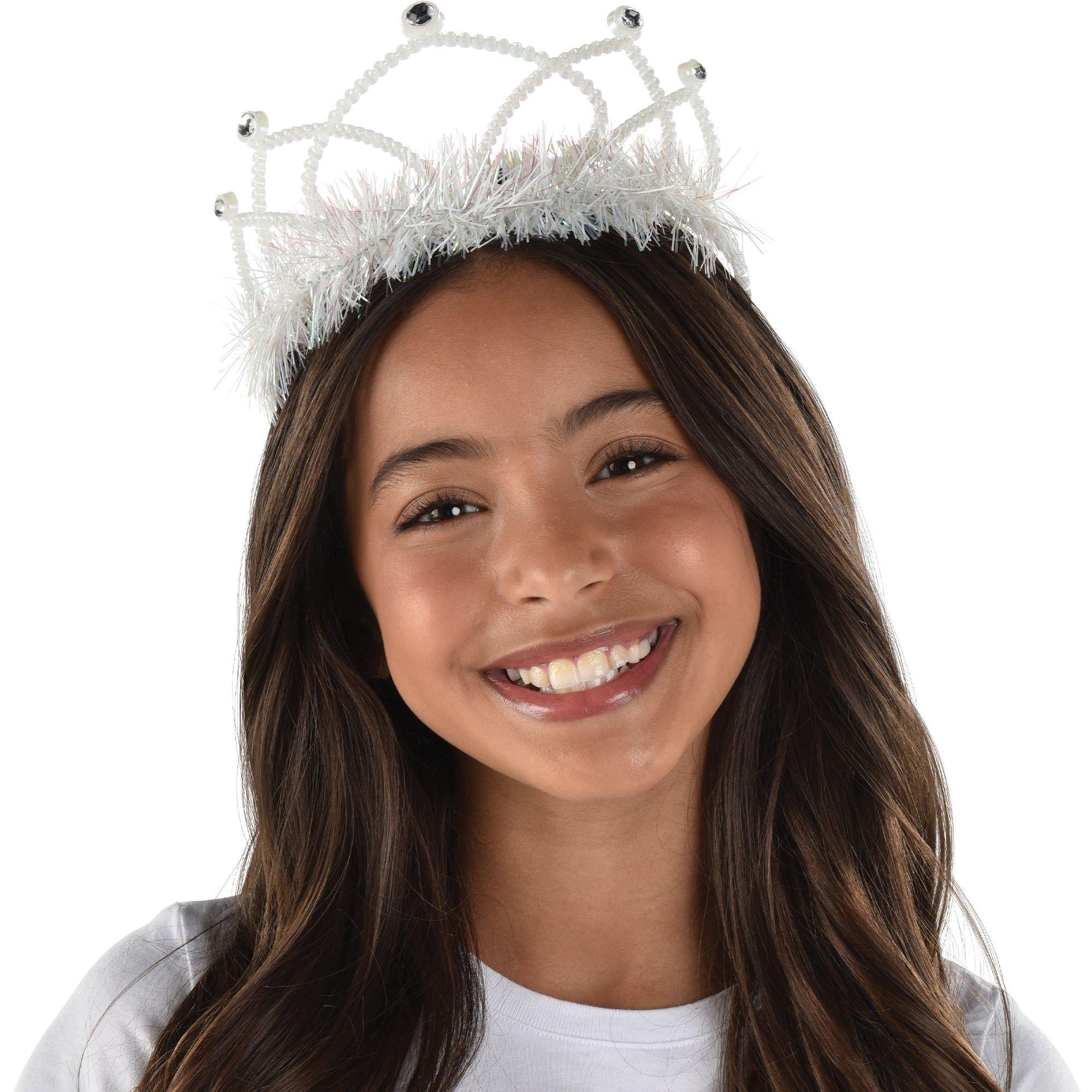 White Rhinestone Tiara