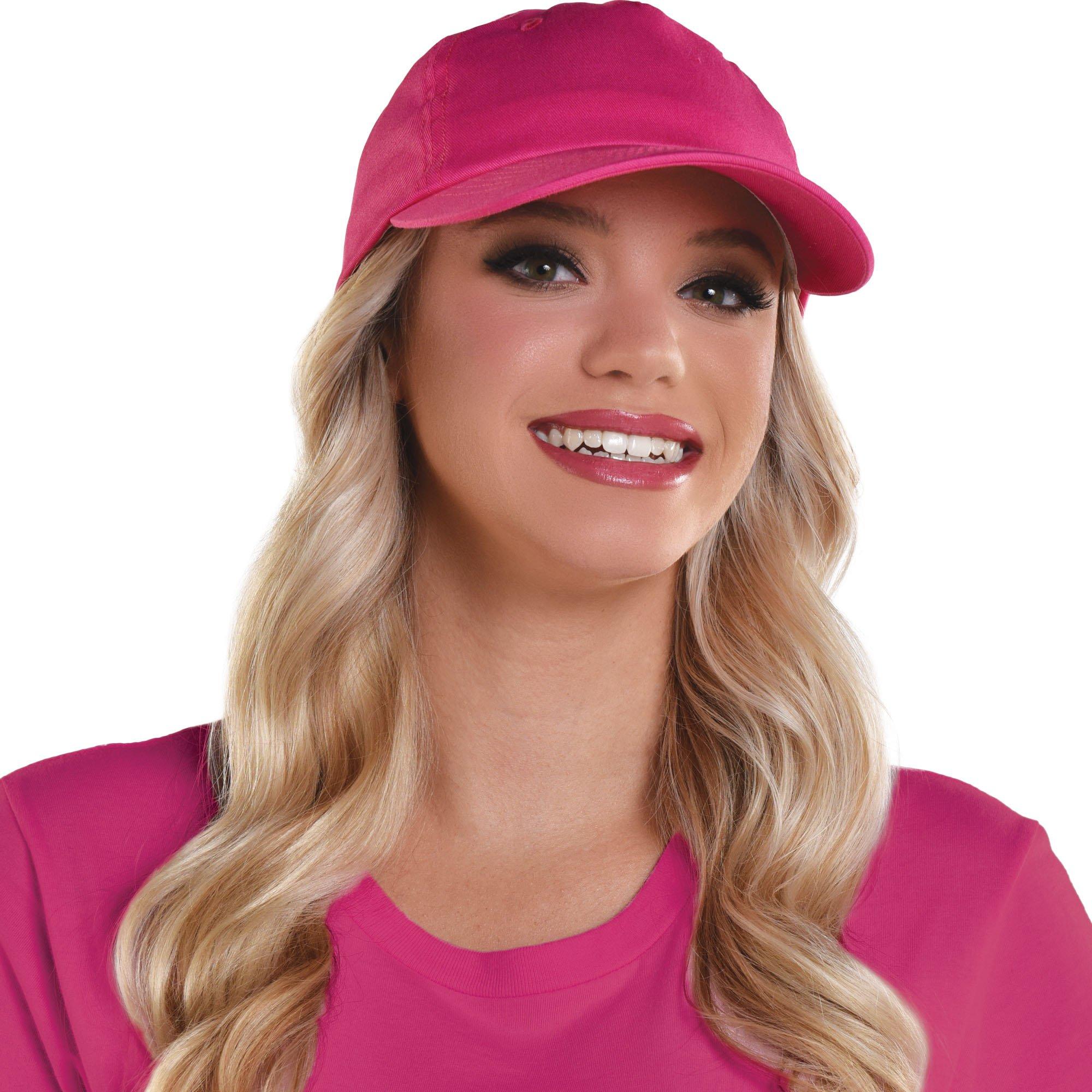 Barbie Girls Cap and Free Sunglasses | Kids Doll Logo Pink Ombre Adjustable Snapback Baseball Hat Summer Holiday Accessories