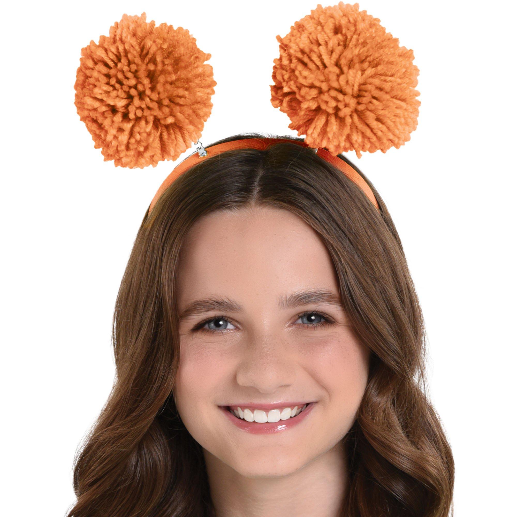 Orange Pom-Pom Head Bopper