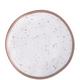 Rose Gold Speckles Melamine Lunch Plate, 8.3in