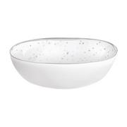 White With Speckles Melamine Bowl, 6.3in, 19.5oz