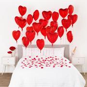 DIY Hearts & Rose Petals Room Decorating Kit, 25pc